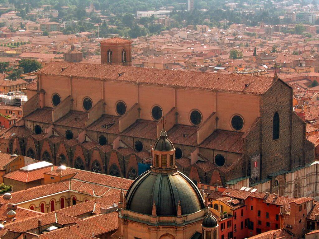 Bologna, a view of the city