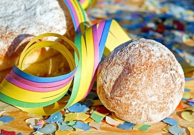 Typical Sweet of Carnival in Italy