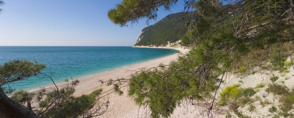 Sassi Neri Beach In Sirolo Ancona Marche